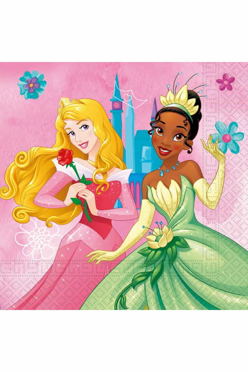 Princess Live Your Story Two-Ply Paper Napkins 33x33cm - 20pk