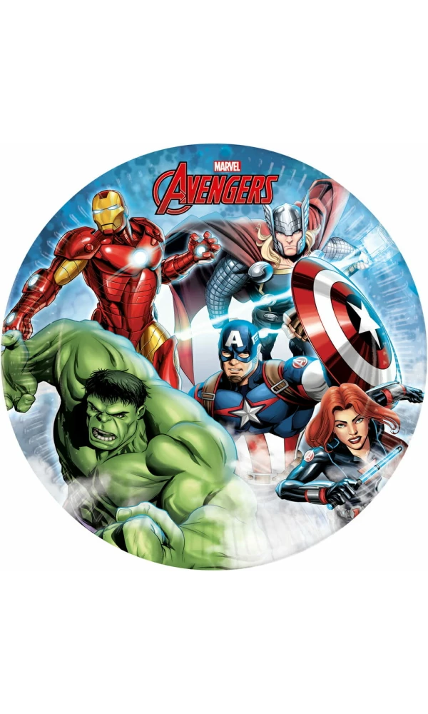 Avengers Infinity Stones FSC Paper Plates 23cm - 8pk