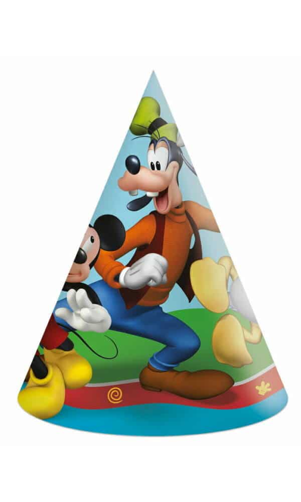 Mickey Rock The House FSC Paper Hats - 6pk