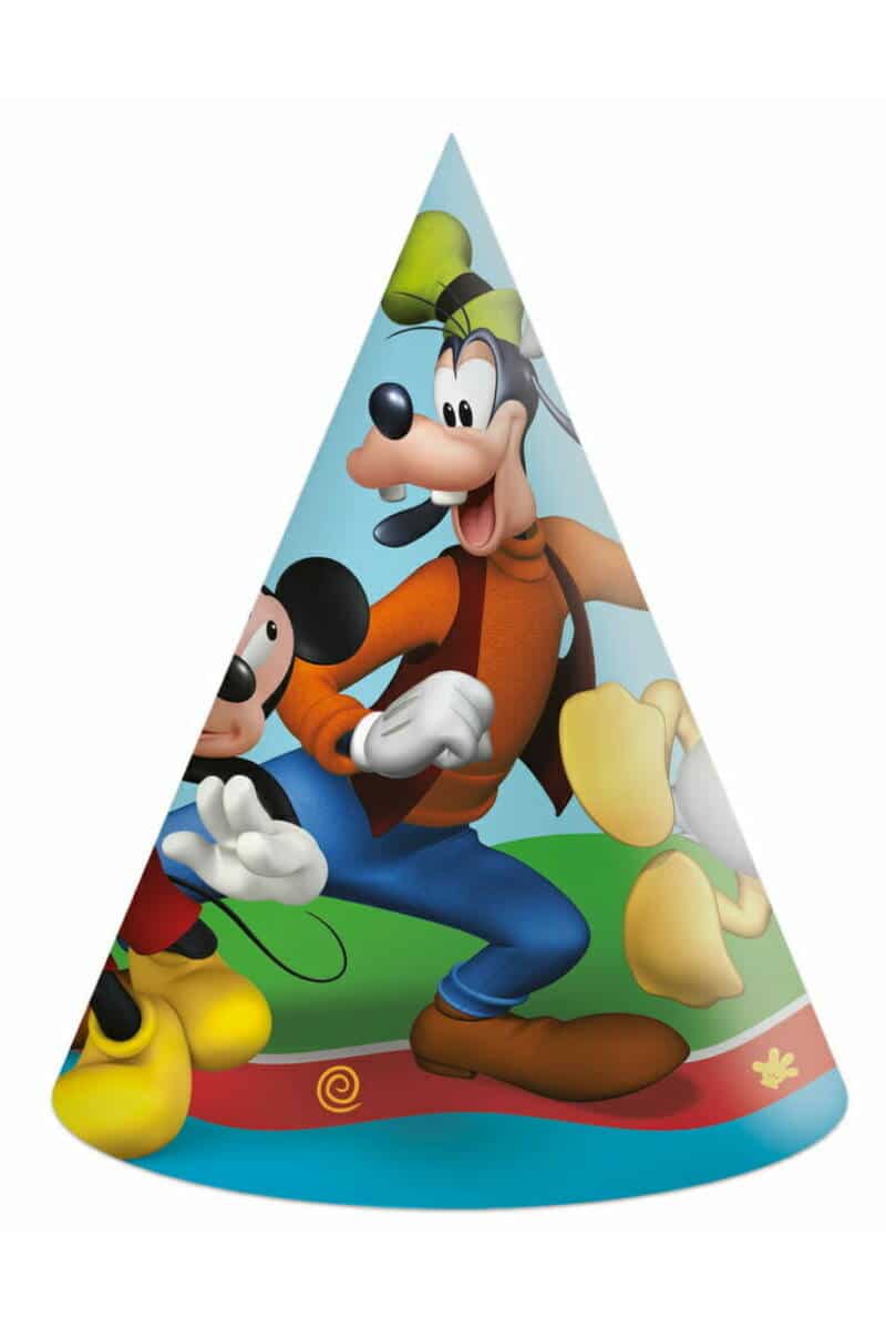 Mickey Rock The House FSC Paper Hats - 6pk