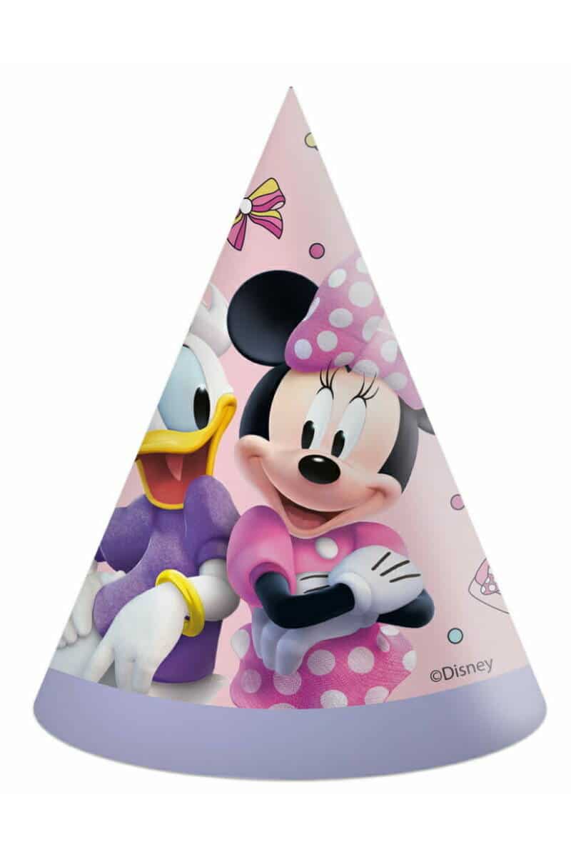 Minnie Junior FSC Paper Hats - 6pk