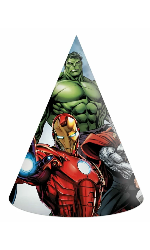 Avengers Infinity Stones FSC Paper Hats - 6pk