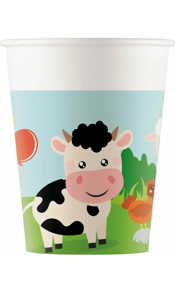 Farm FSC Paper Cups 200ml - 8pk