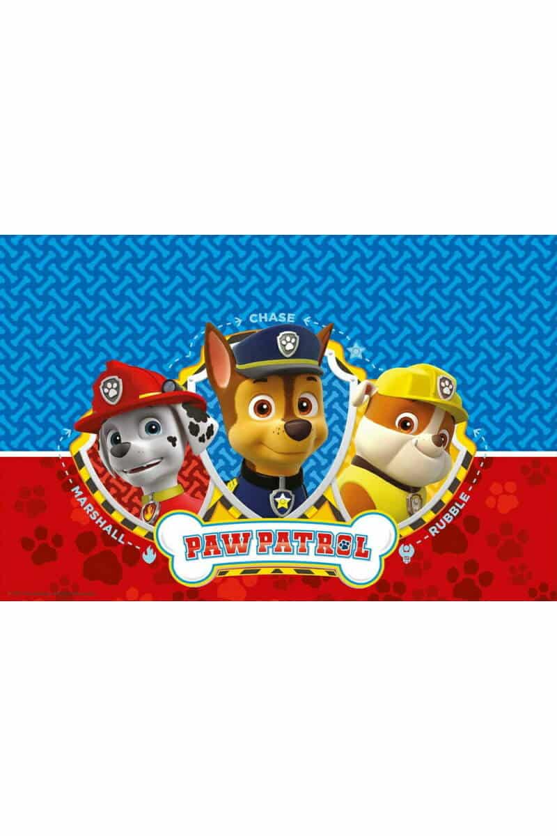 Paw Patrol Ready For Action Paper Tablecover 120x180cm - 1pk