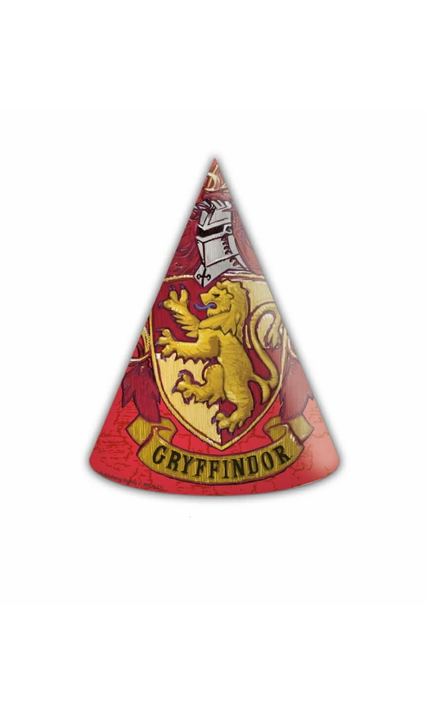 Harry Potter Hogwarts Houses FSC Paper Hats - 6pk