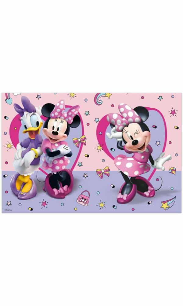 Minnie Junior Plastic Tablecover 120x180cm - 1pk