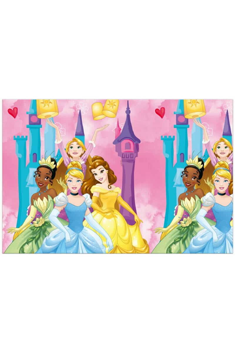 Princess Live Your Story Plastic Tablecover 120x180cm - 1pk