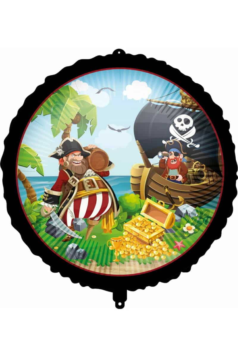 Island Pirates Foil Balloon 18" - 1pk