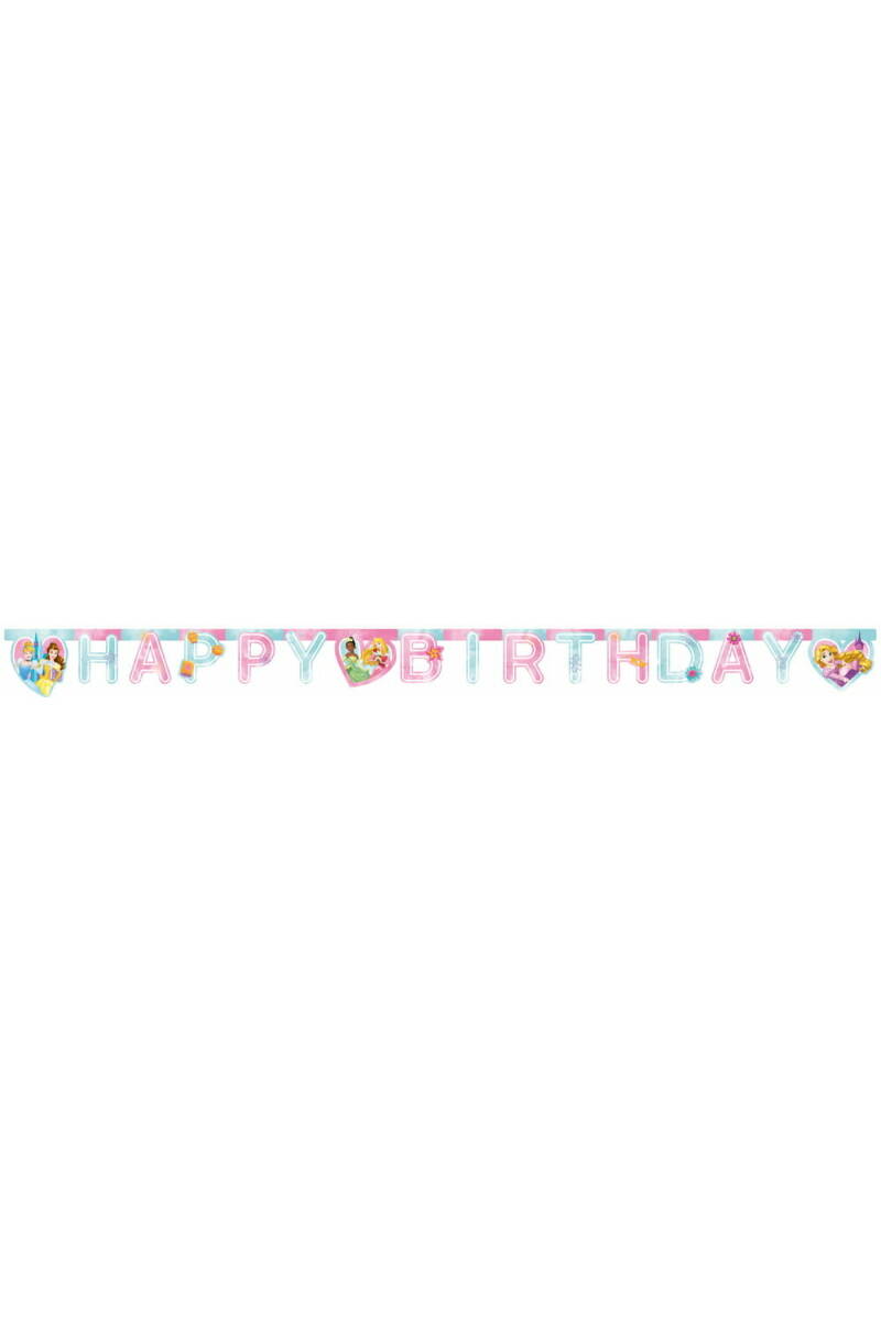 Princess Live Your Story FSC "Happy Birthday" Die-Cut Banner - 1pk