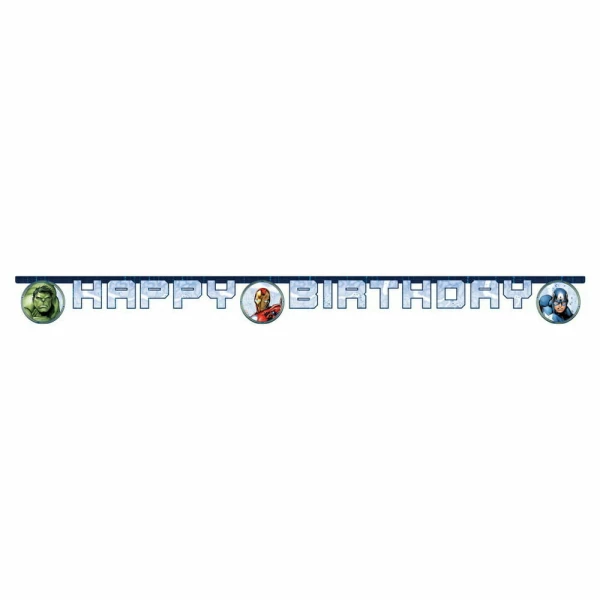 Avengers Infinity Stones FSC "Happy Birthday" Die-Cut Banner - 1pk