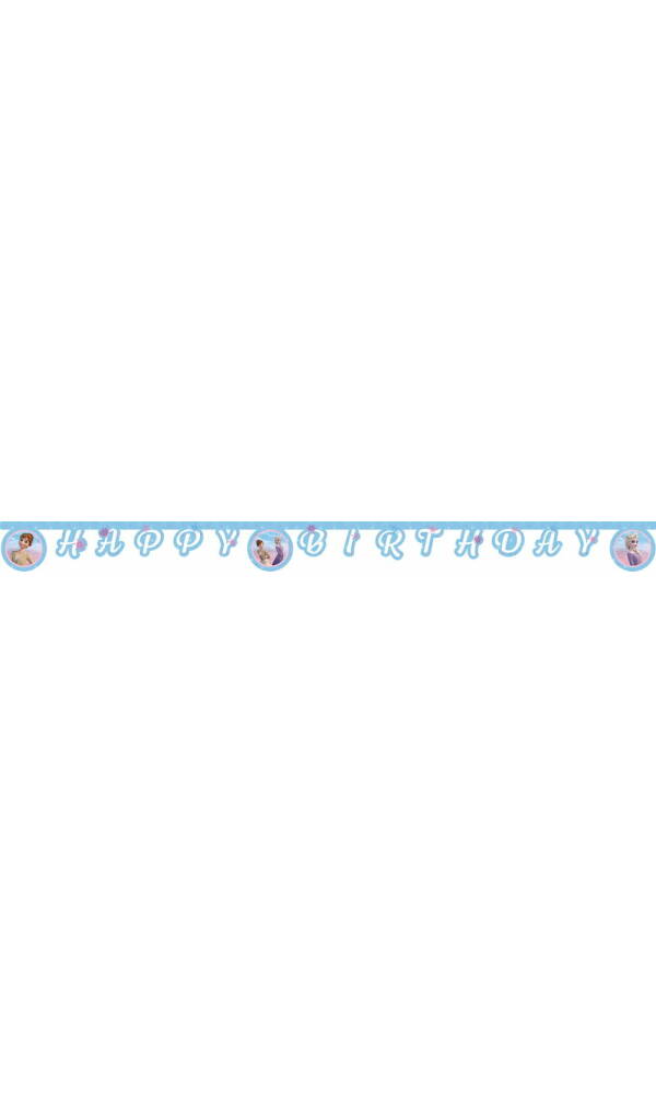 Frozen 2 Wind Spirit FSC "Happy Birthday" Die-Cut Banner - 1pk