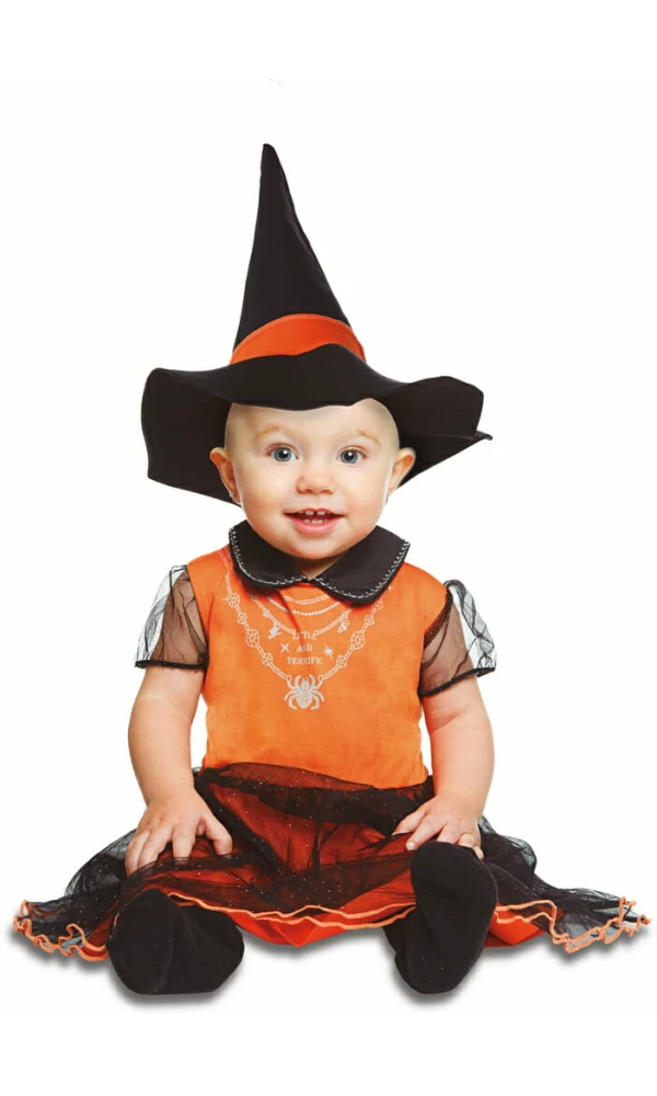 Little Orange Witch - Age 0 to 6 Months