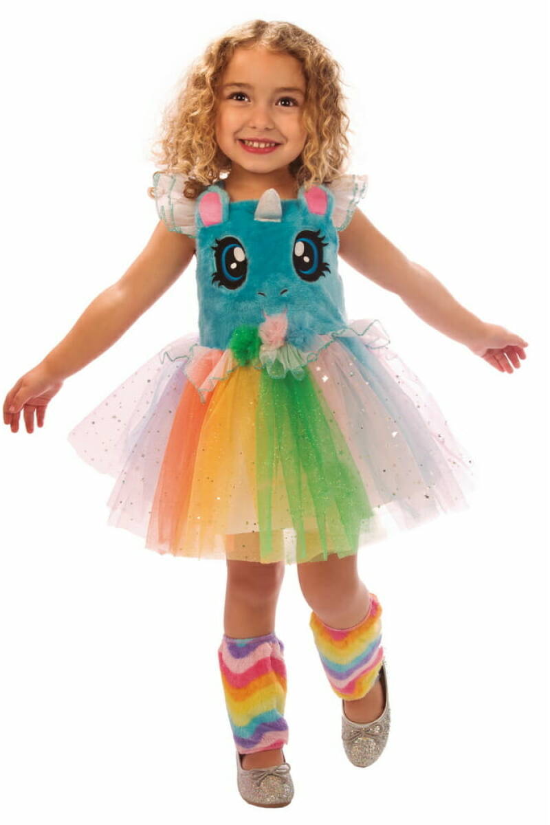 Blue Little Eyes Unicorn - Age 3 to 4 Years