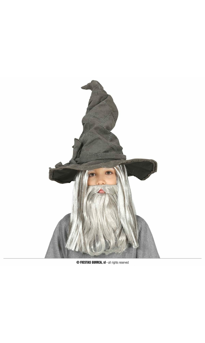 Gray Wizard Hat - Child Size