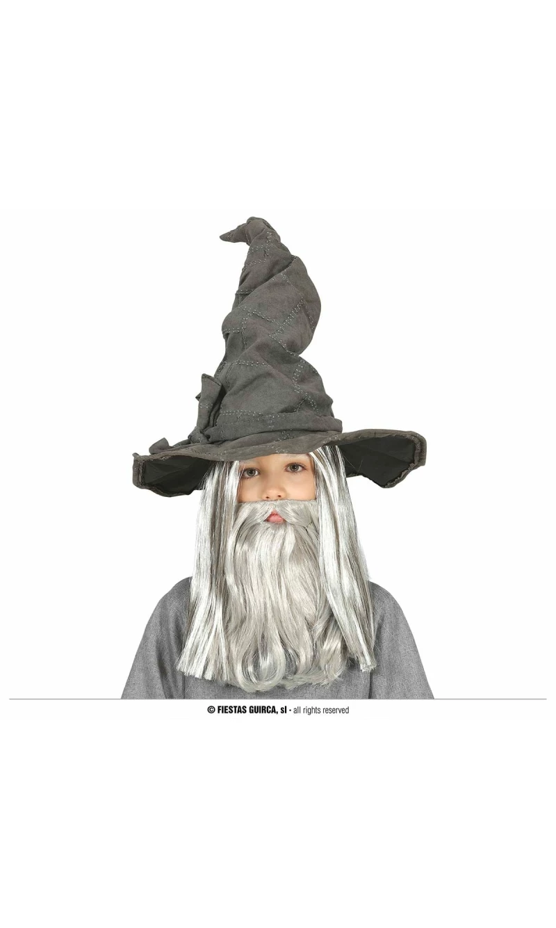 Gray Wizard Hat - Child Size