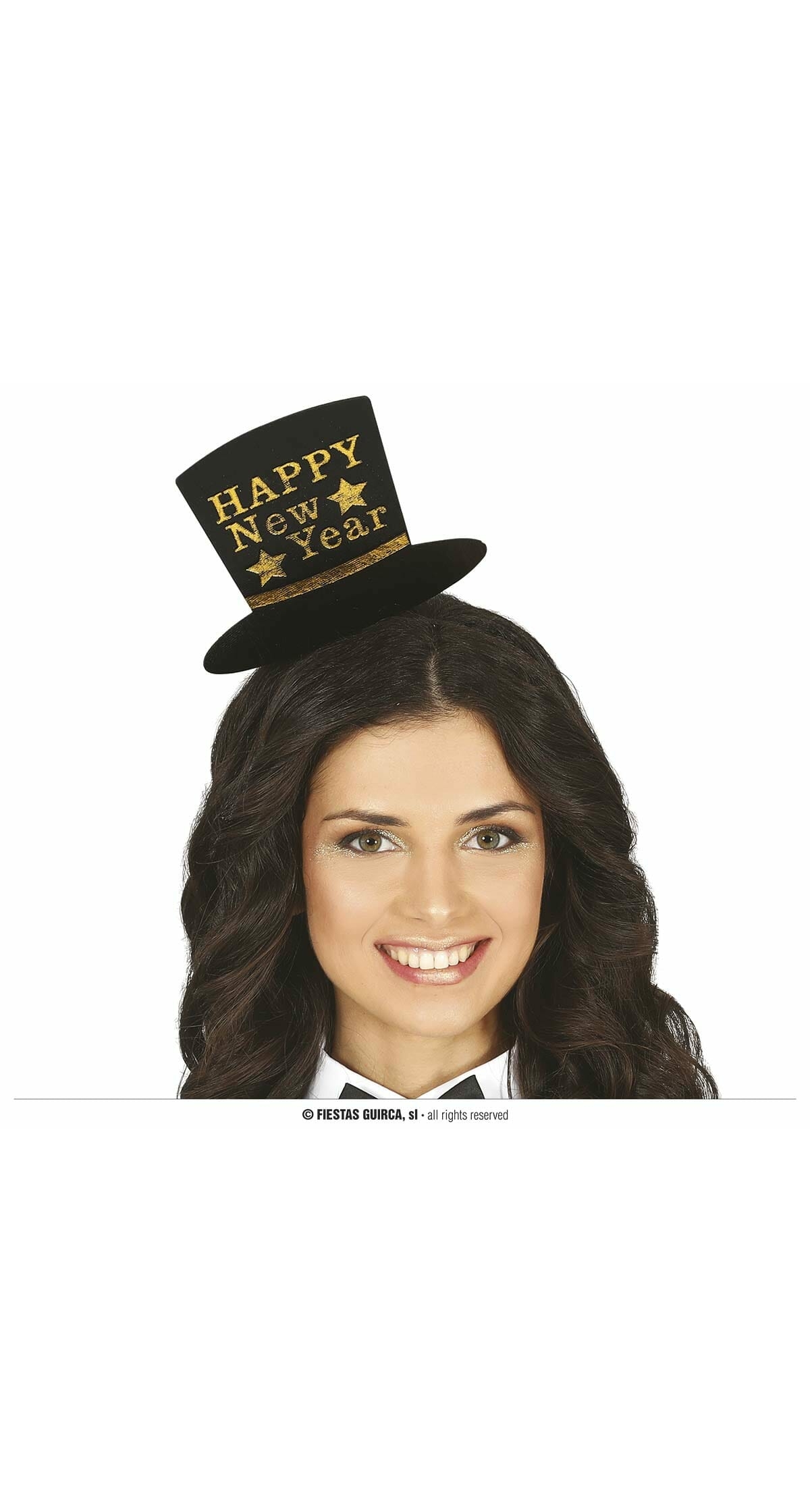 Gold Happy New Year Mini Headband