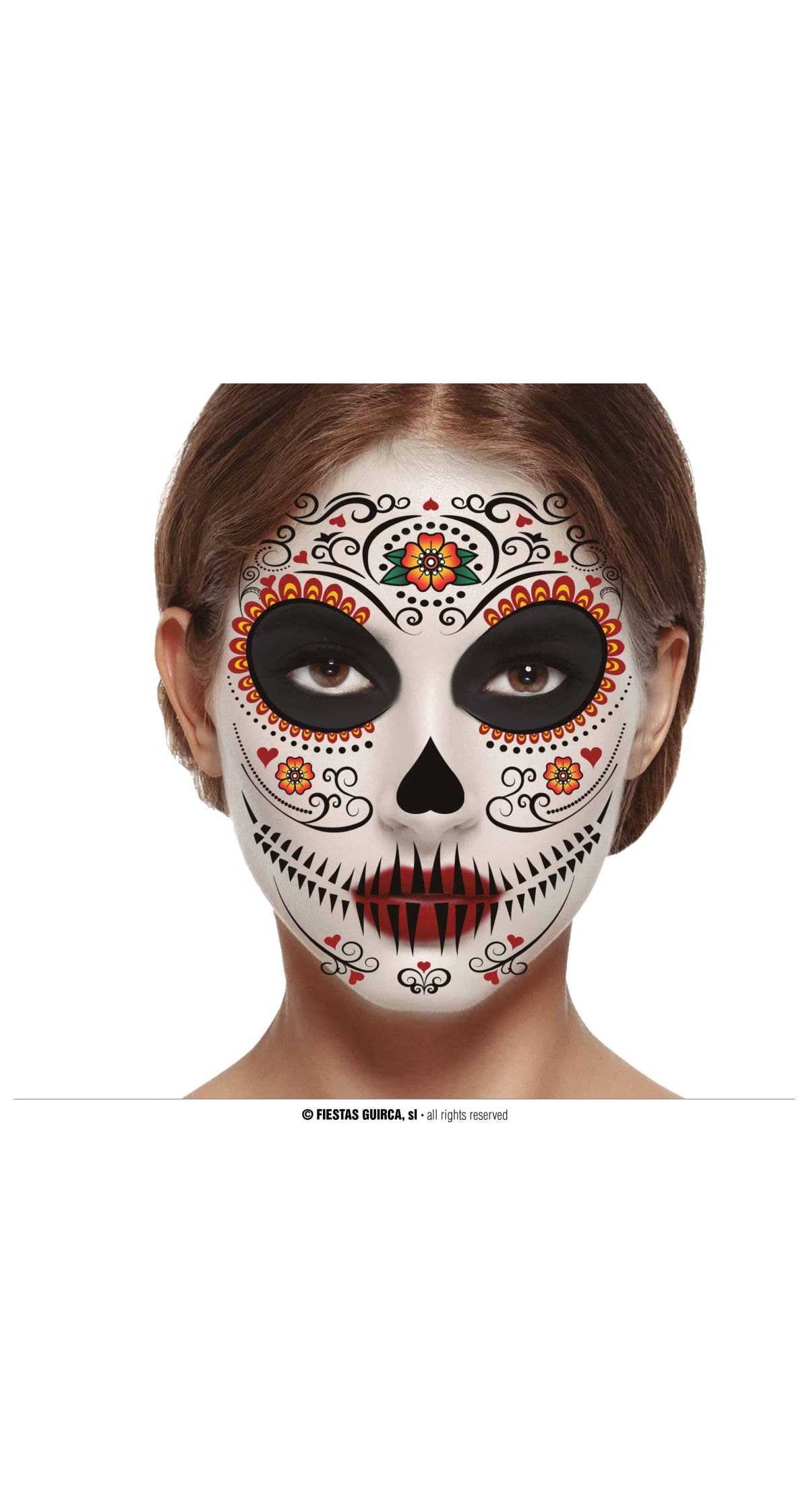 Catrina Face Tattoo 30 x 14cm