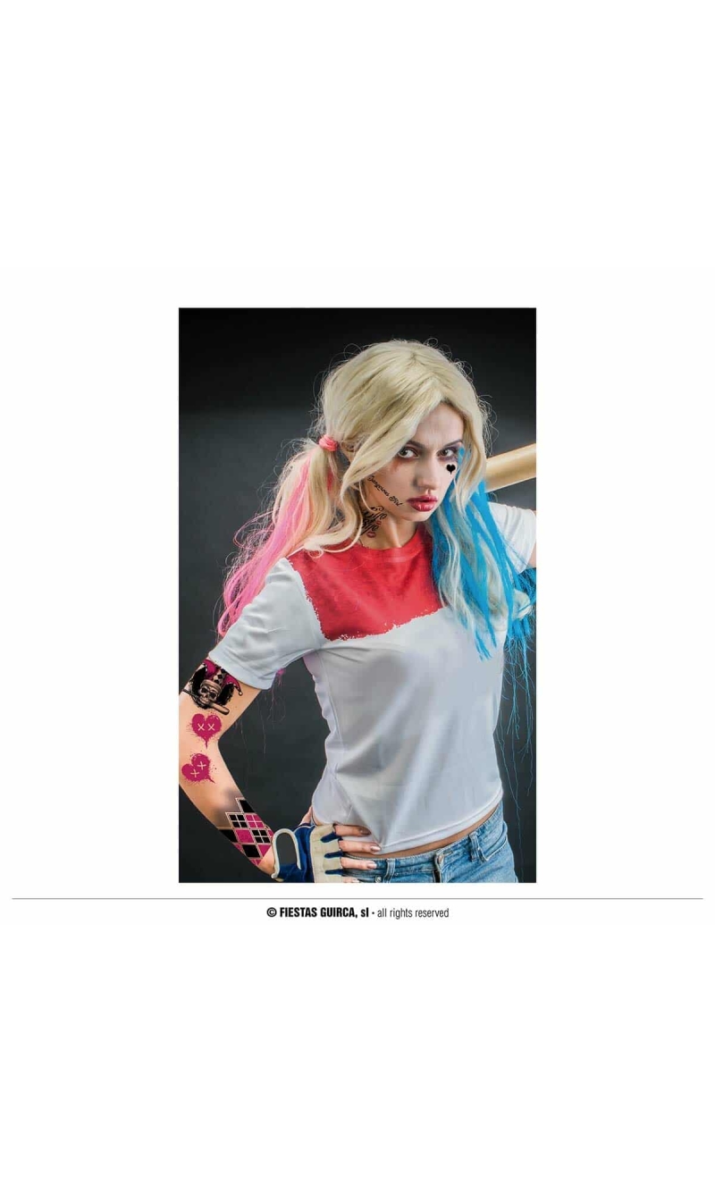 Dangerous Harley Quinn Tattoos 30 x 14cm