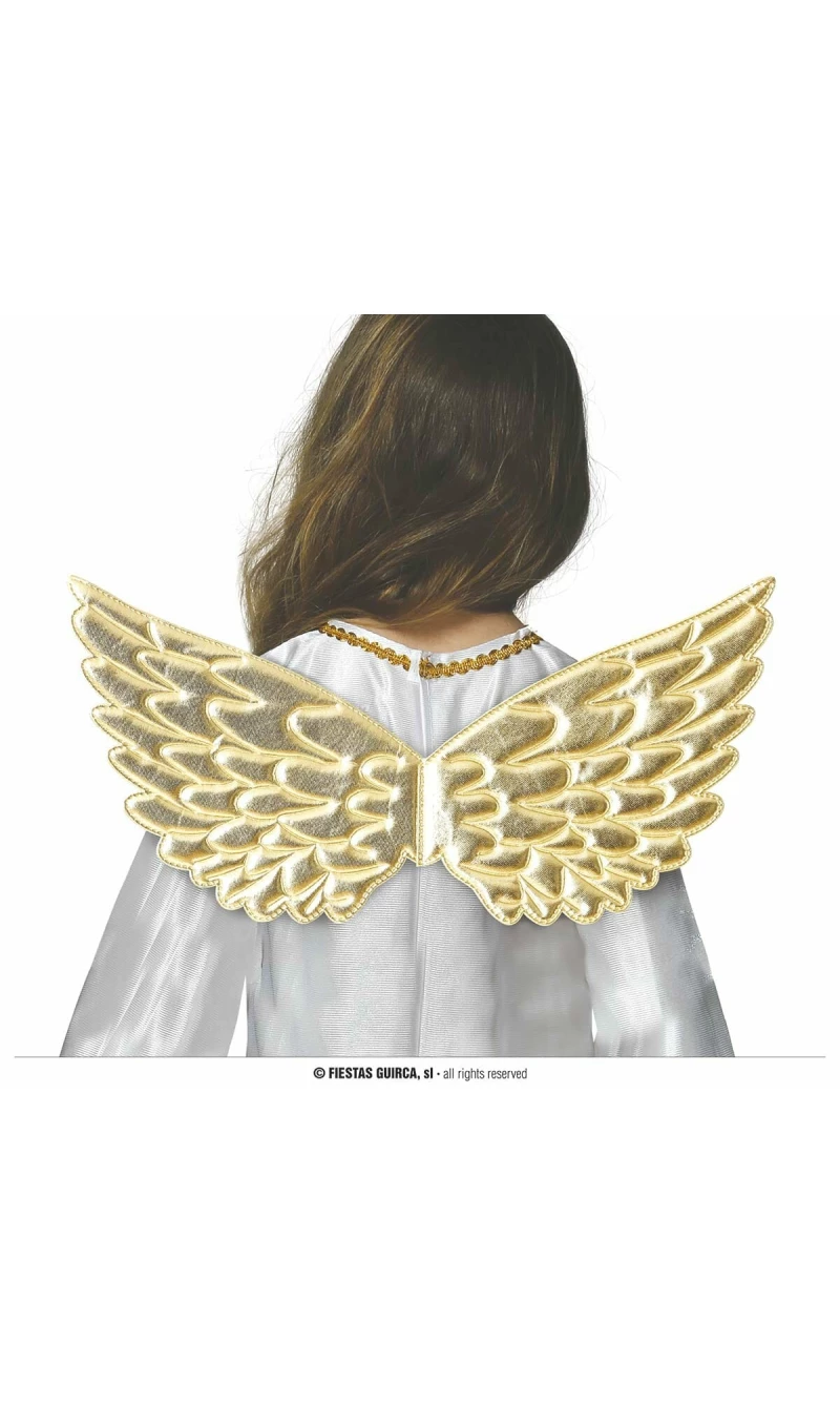 Gold Angel Wings 44cm