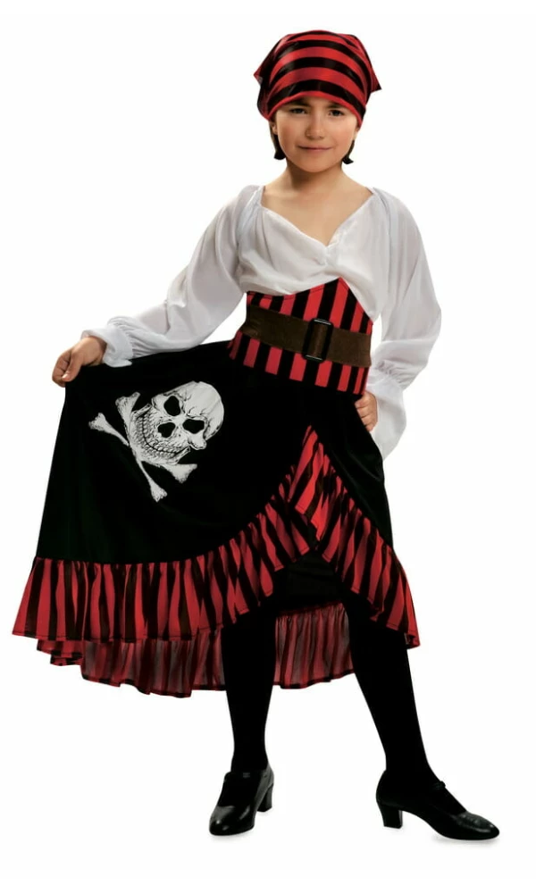 Bandana Pirate Girl - Age 3 to 4 Years
