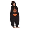Big Eyes Orange Skeleton - Adult Size Small