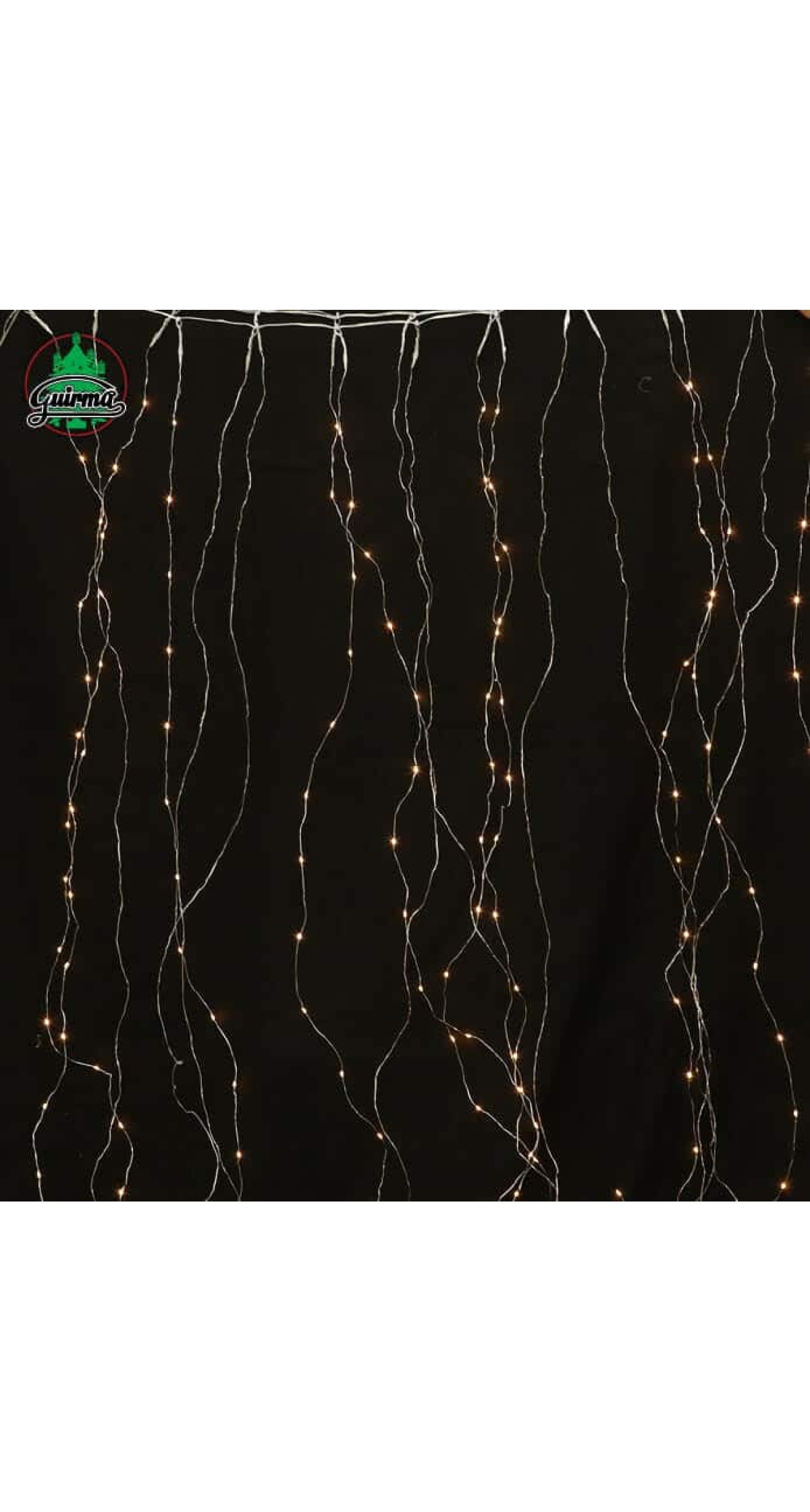 Multifunction Curtain Fairy Lights 300 Led Warm White 240v - (2mt x 1.5mt)