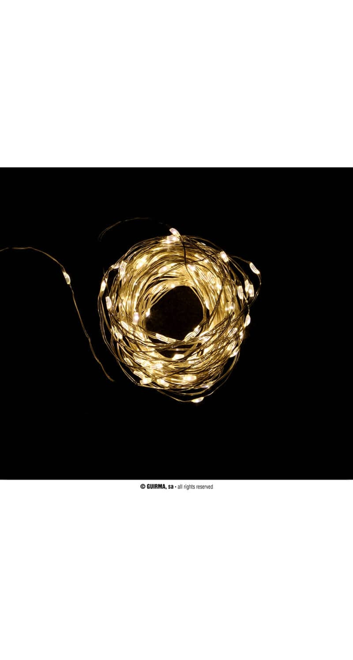 Multifunction 200 Led White Lights With Batteries – 20mt