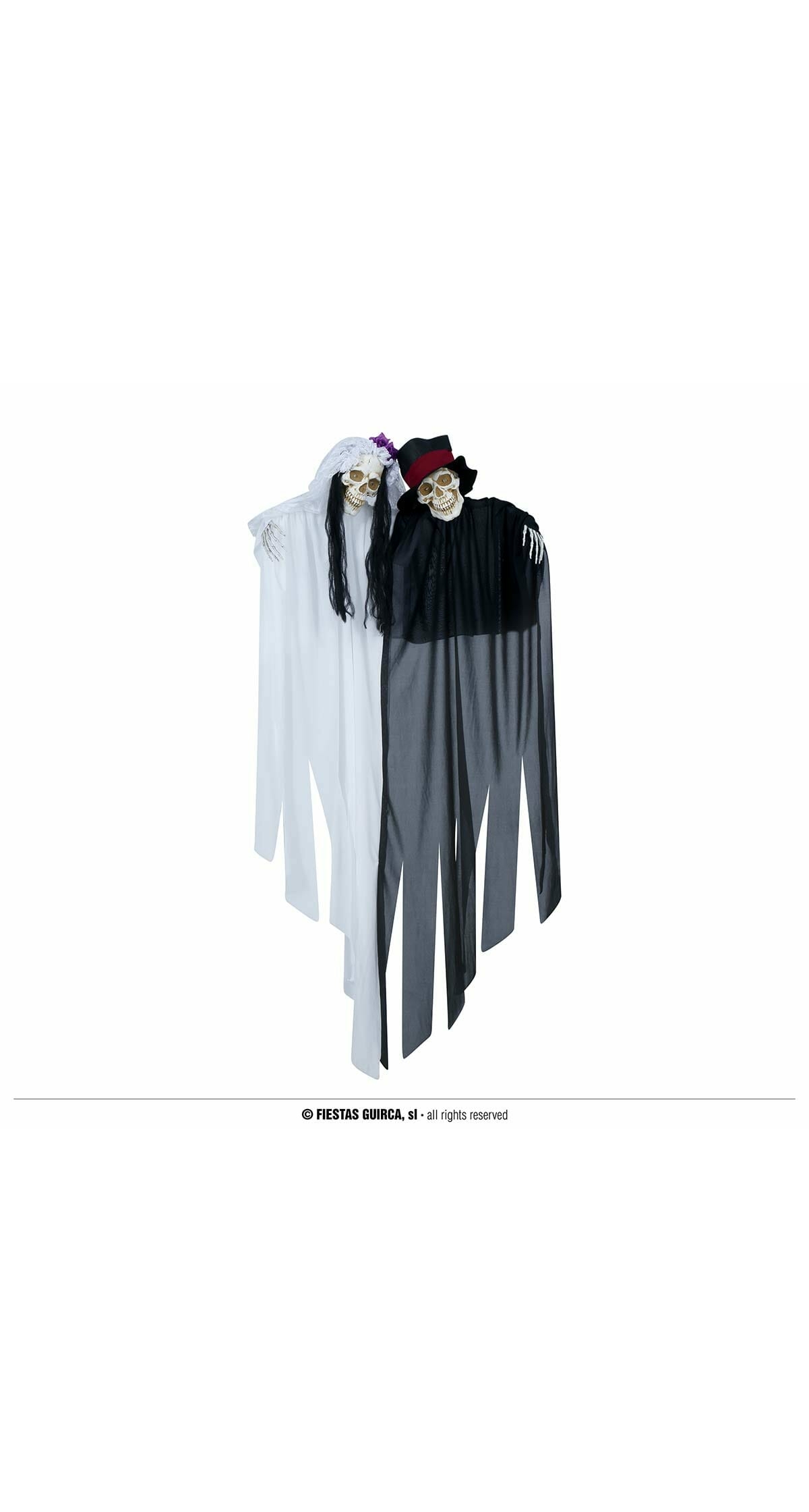Hanging Bride & Groom With Light & Sound - 120cm