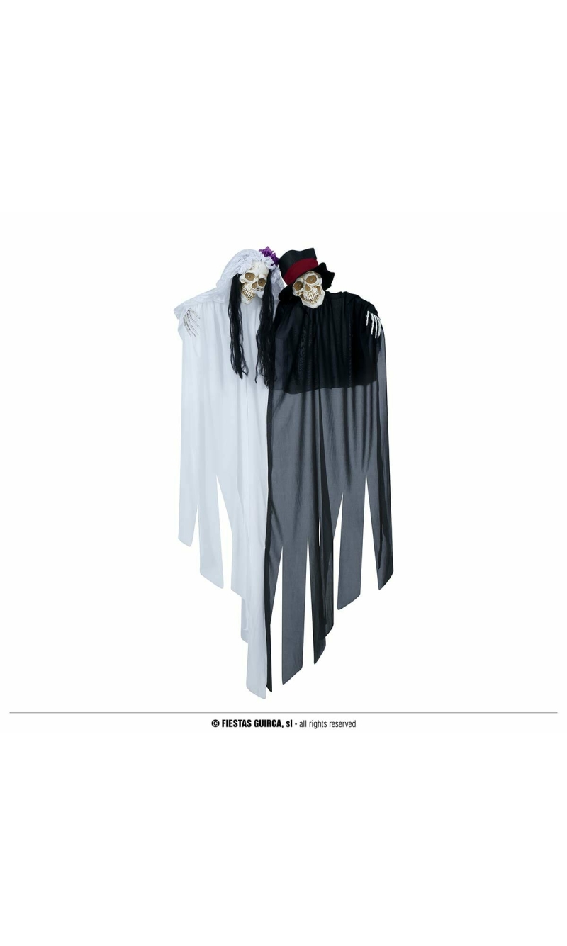 Hanging Bride & Groom With Light & Sound - 120cm