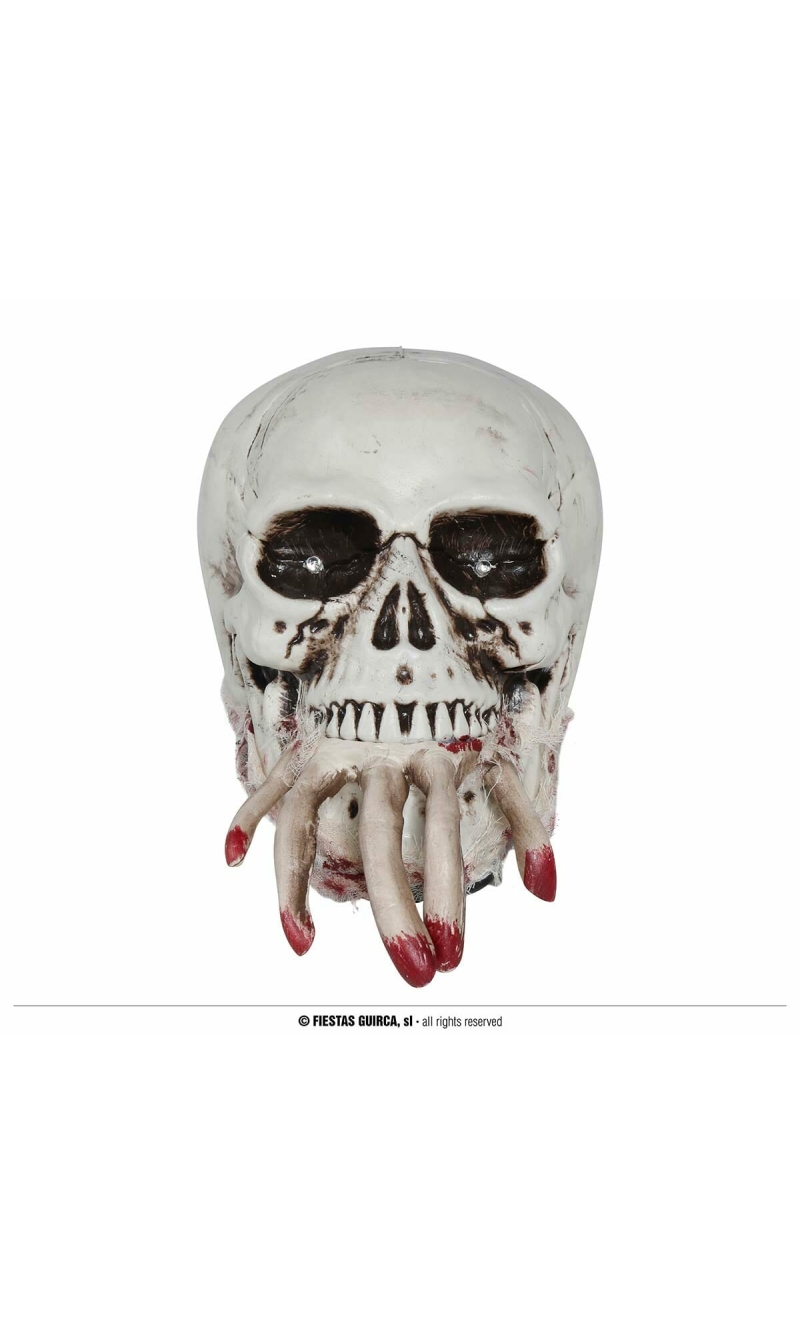 Skull With Light, Sound & Movement - 24cm