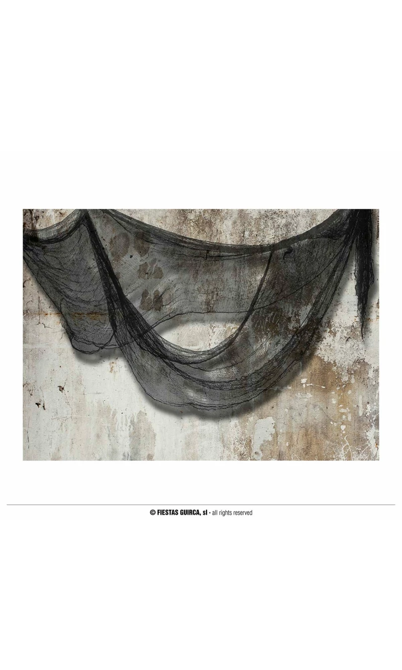 Halloween Grey Fabric - 76 x 228cm