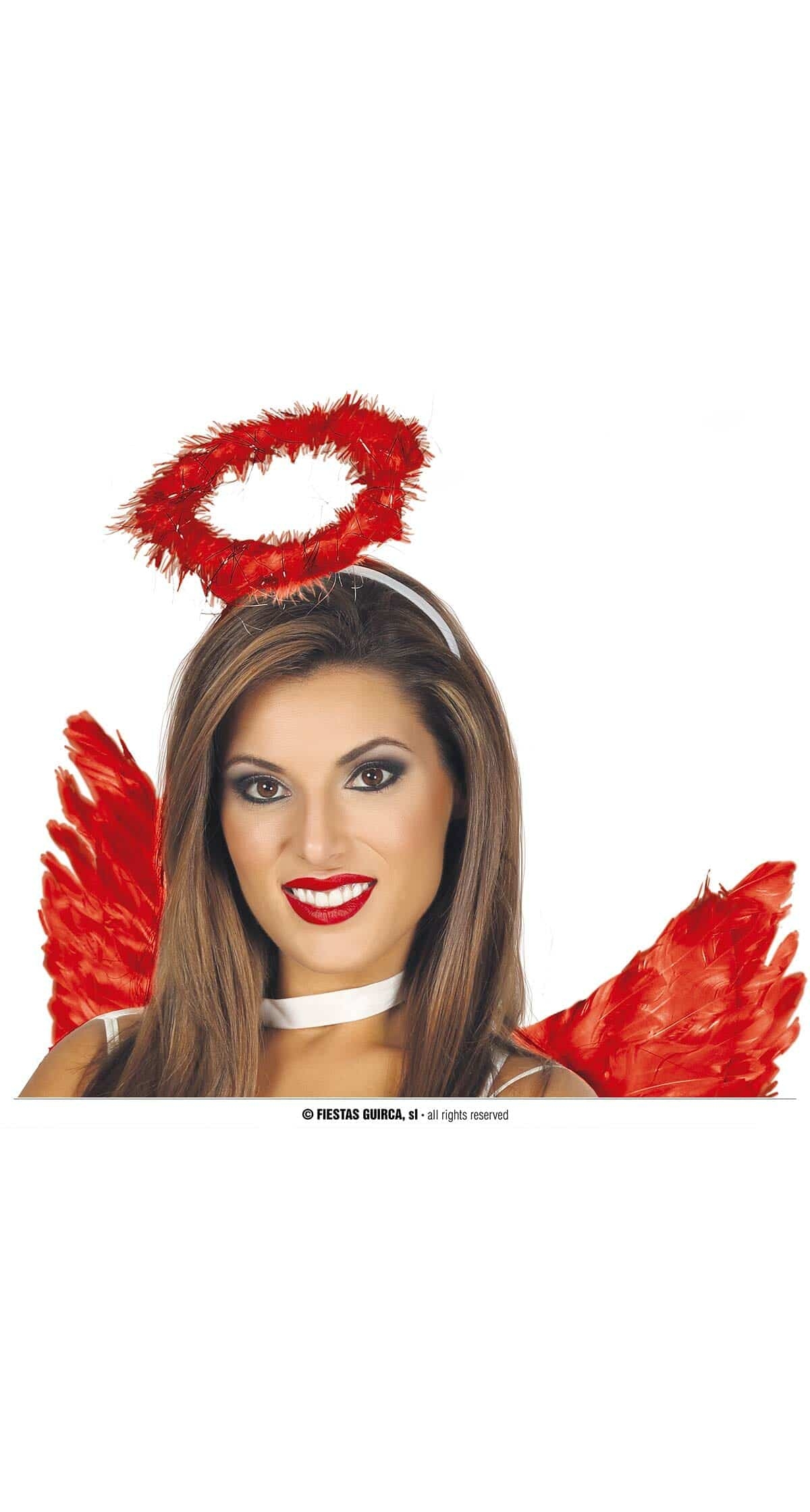 Red Angel Halo Headband