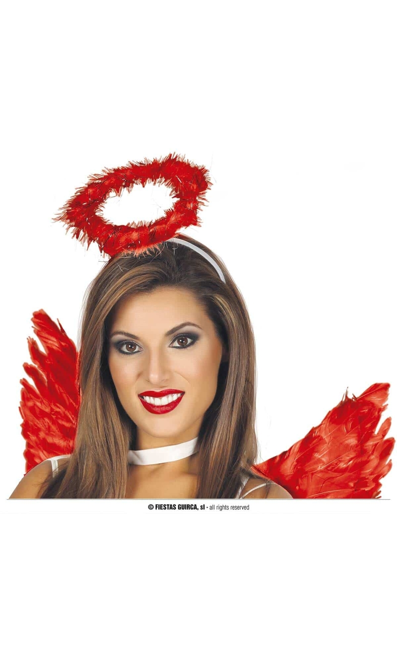 Red Angel Halo Headband
