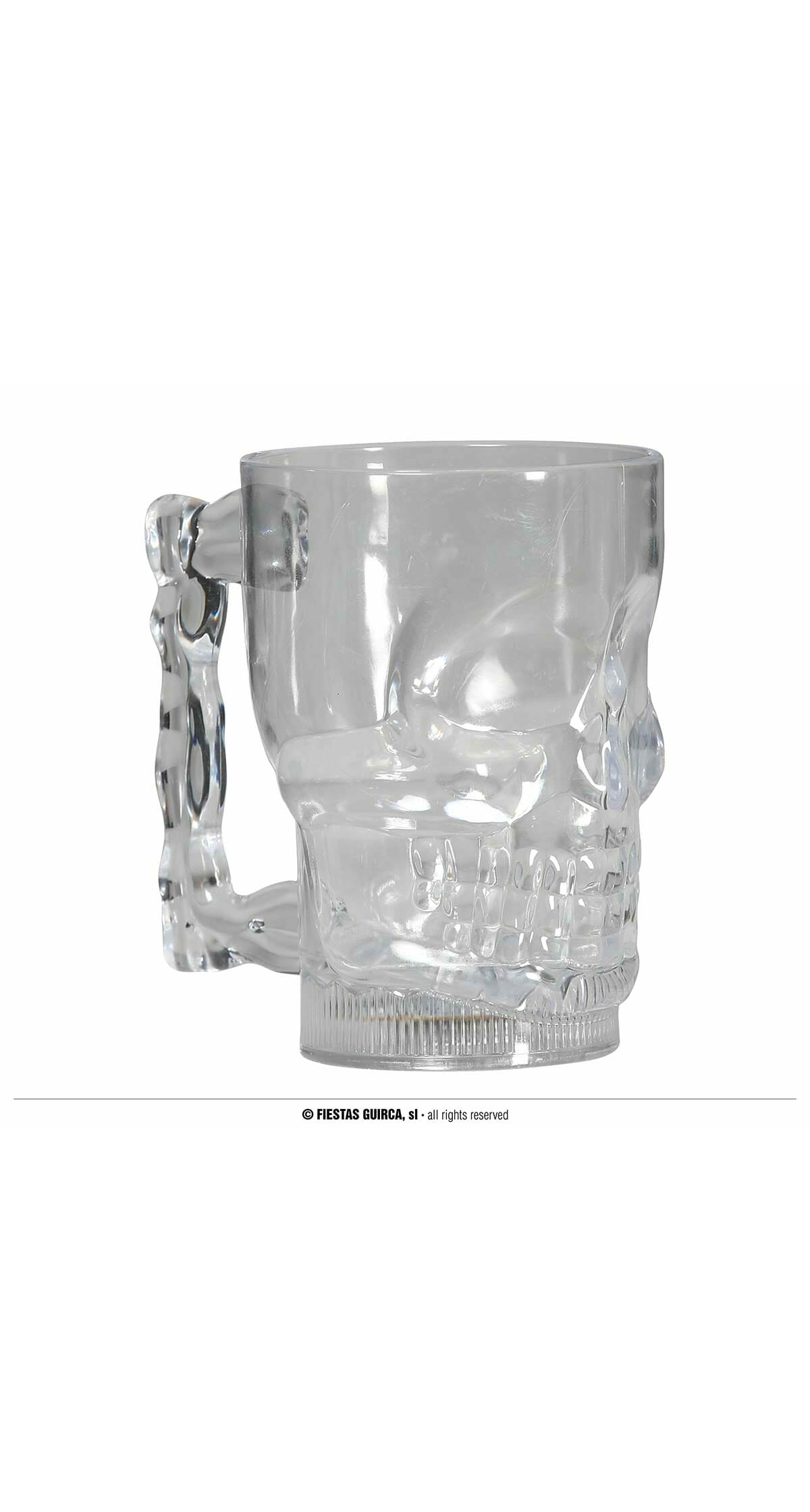 Skull Jar With Light 700ml - 10x14cm