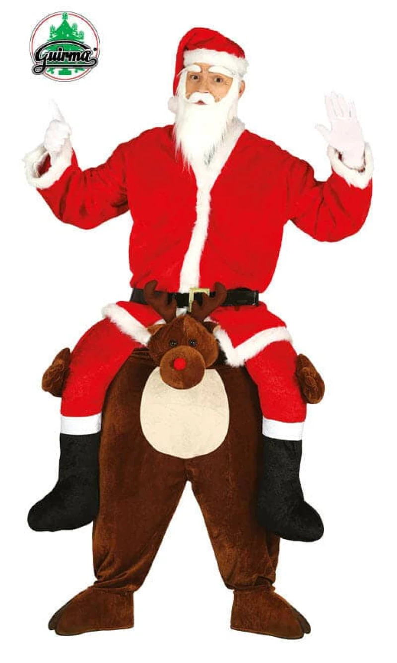 Piggyback Carry Me Reindeer - Adult Size Large (52-54)  