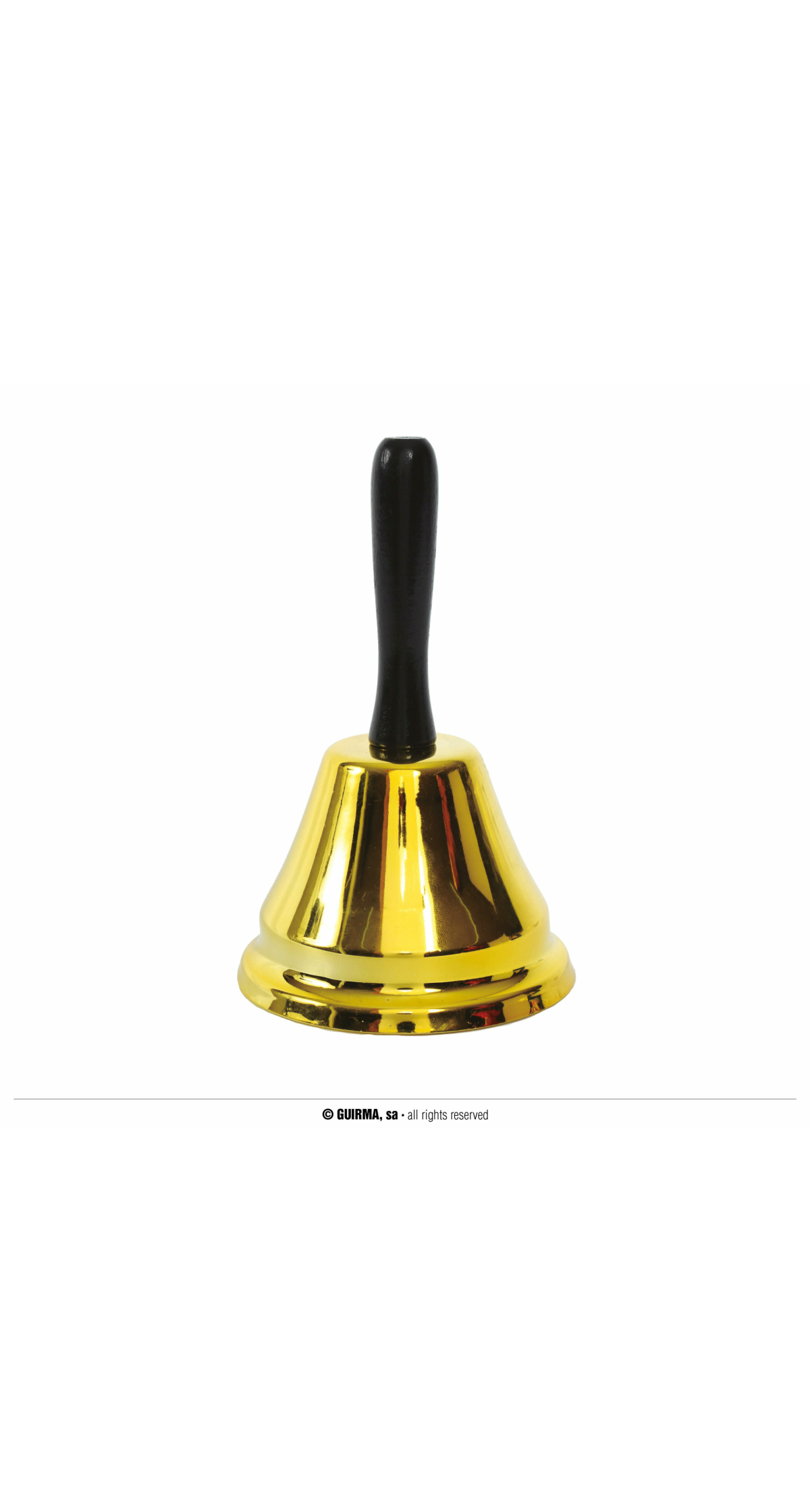 Metallic Christmas / Santa Claus Bell -15cm