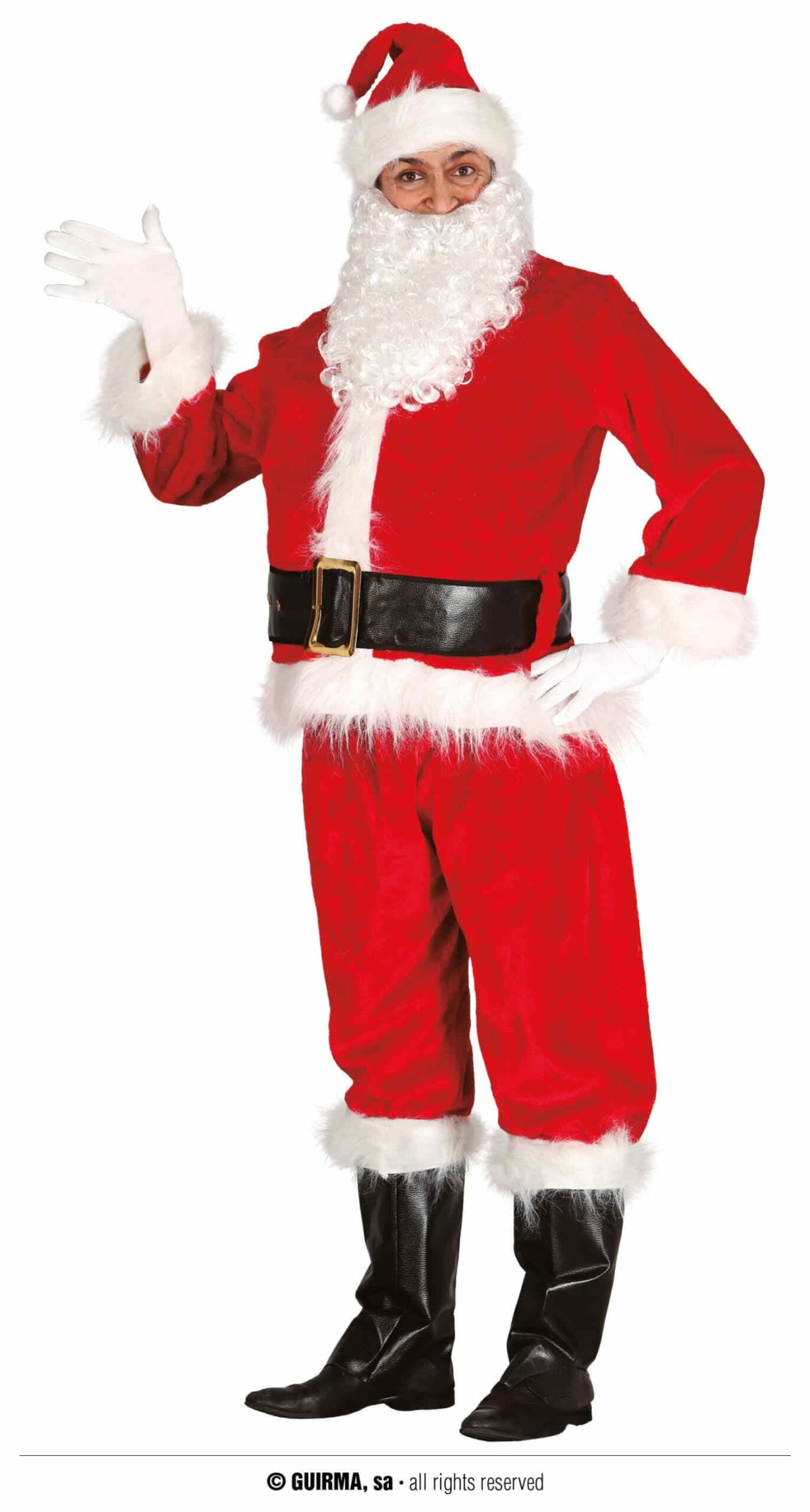 Deluxe Santa Claus Guirma (Papa Noel) - Adult Size Extra Large