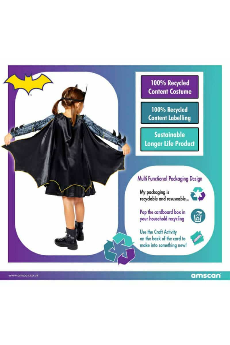 Child Costume Sustainable Batgirl 4-6 yrs
