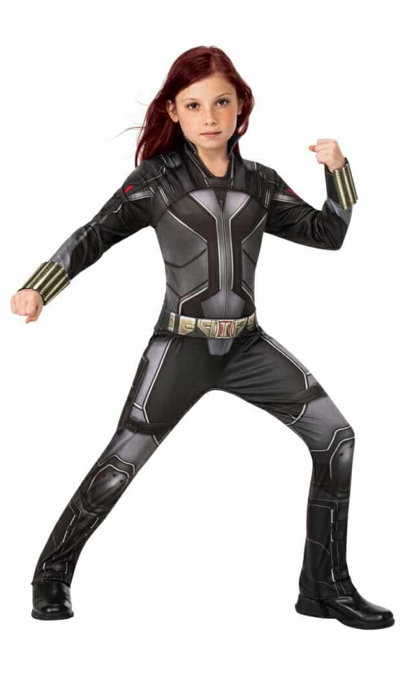 Official Licensed Black Widow - Age 5 to 7 Years (Medium)