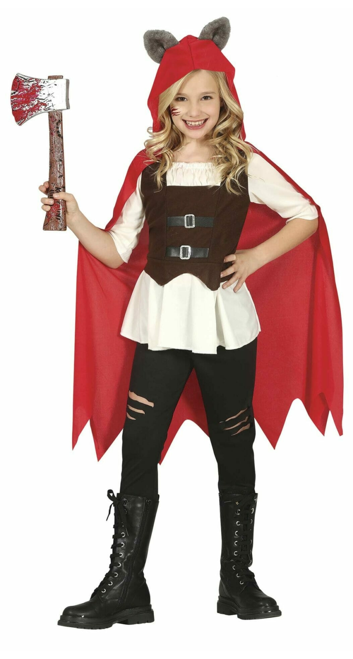 Little Red Riding Hood Wolf Girl - Age 7 to 9 Years