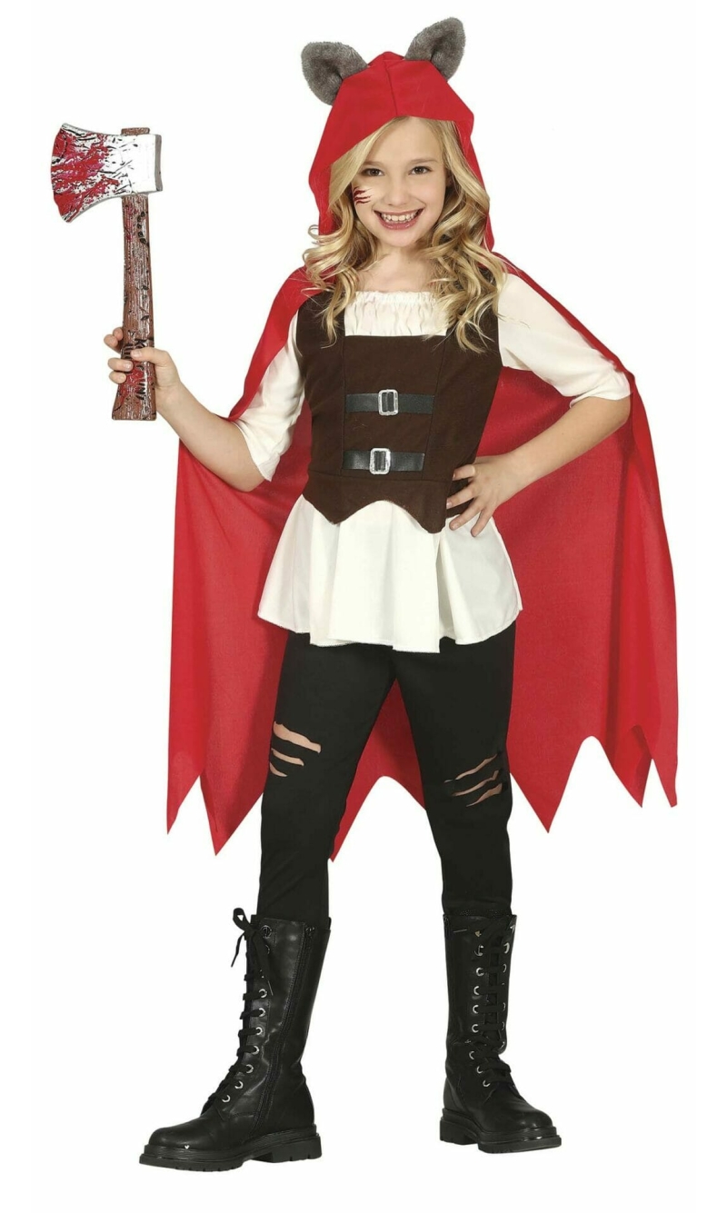 Little Red Riding Hood Wolf Girl - Age 10 to 12 Years