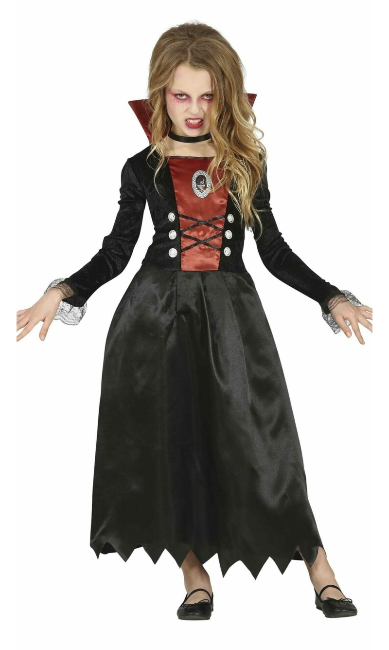 Elegant Vampiress Girl - Age 5 to 6 Years