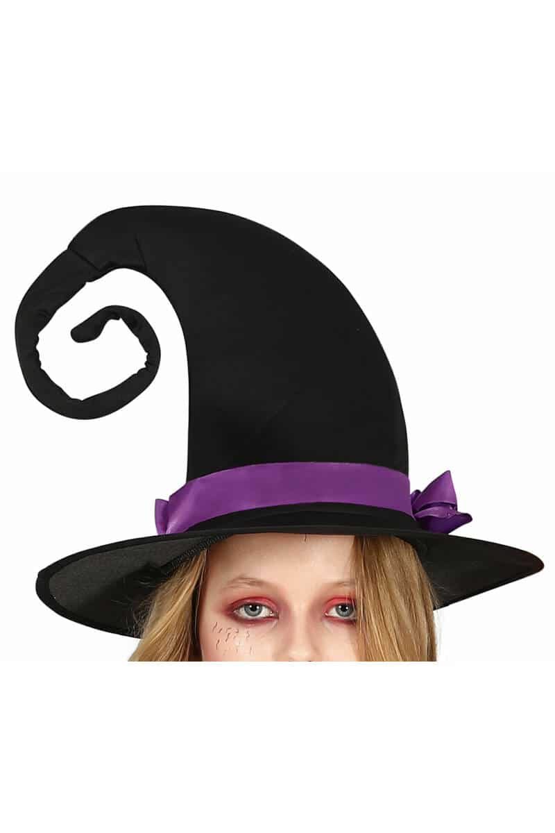 Purple Stars Witch Dress & Hat - Age 7 to 9 Years