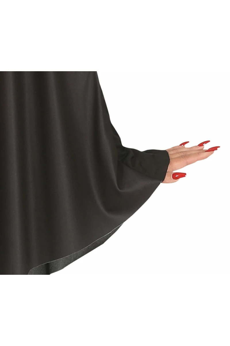 Halloween Poncho with Horror Pumpkin - Adult One Size