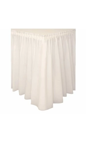 Table Skirt (29"x14ft) - Ivory
