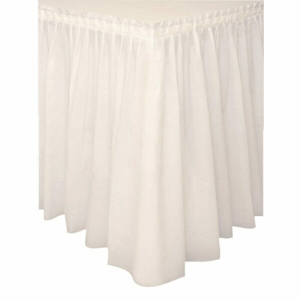 Table Skirt (29"x14ft) - Ivory
