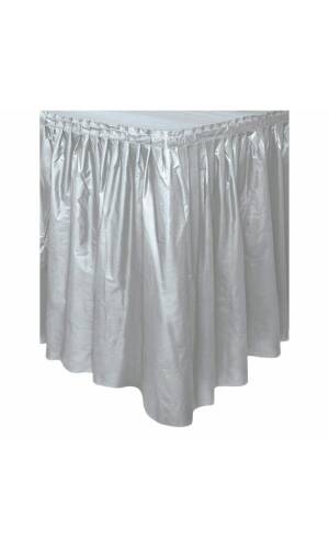 Table Skirt (29"x14ft) - Silver