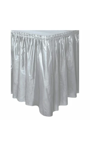 Table Skirt (29"x14ft) - Silver