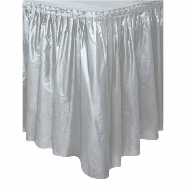 Table Skirt (29"x14ft) - Silver