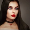 Contact Lenses Blue Vampire (1 Pair) - 12 Month Use